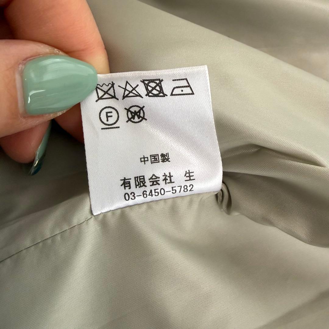 VACHEMENT IENA別注 リサイクルシェルタフタフードコート ベージュ