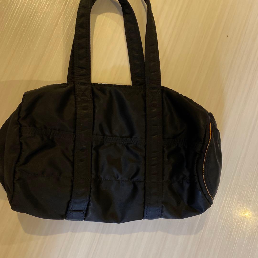 ま*き様 PORTER タンカー ダッフルバッグミニボストン ミニドラム　ブラッ