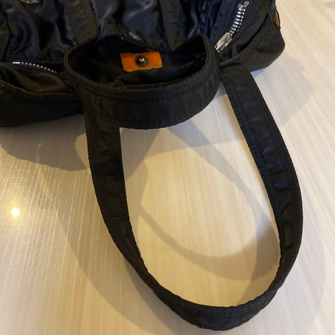 ま*き様 PORTER タンカー ダッフルバッグミニボストン ミニドラム　ブラッ