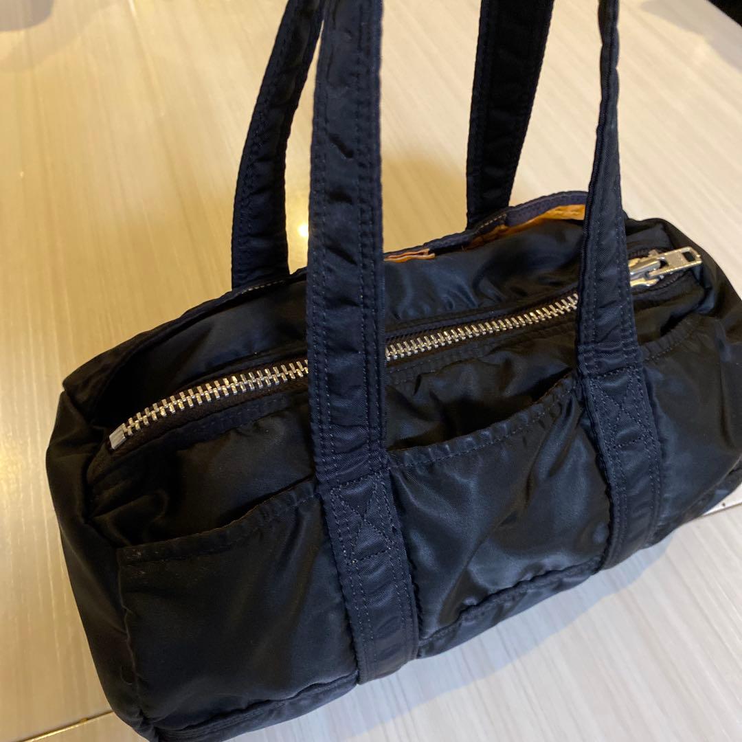 ま*き様 PORTER タンカー ダッフルバッグミニボストン ミニドラム　ブラッ