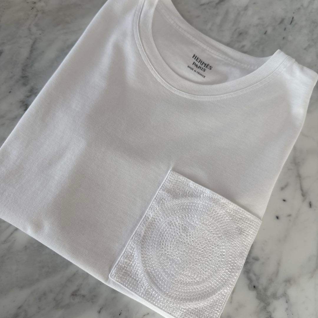 HERMES mosaic刺繍　T