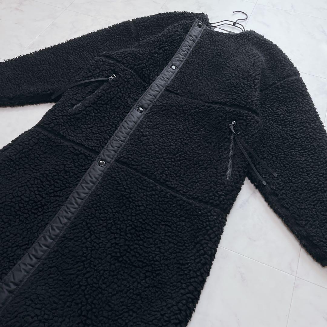 HYKE ハイク FAUX SHEARINGCOAT / ボアロングコート1