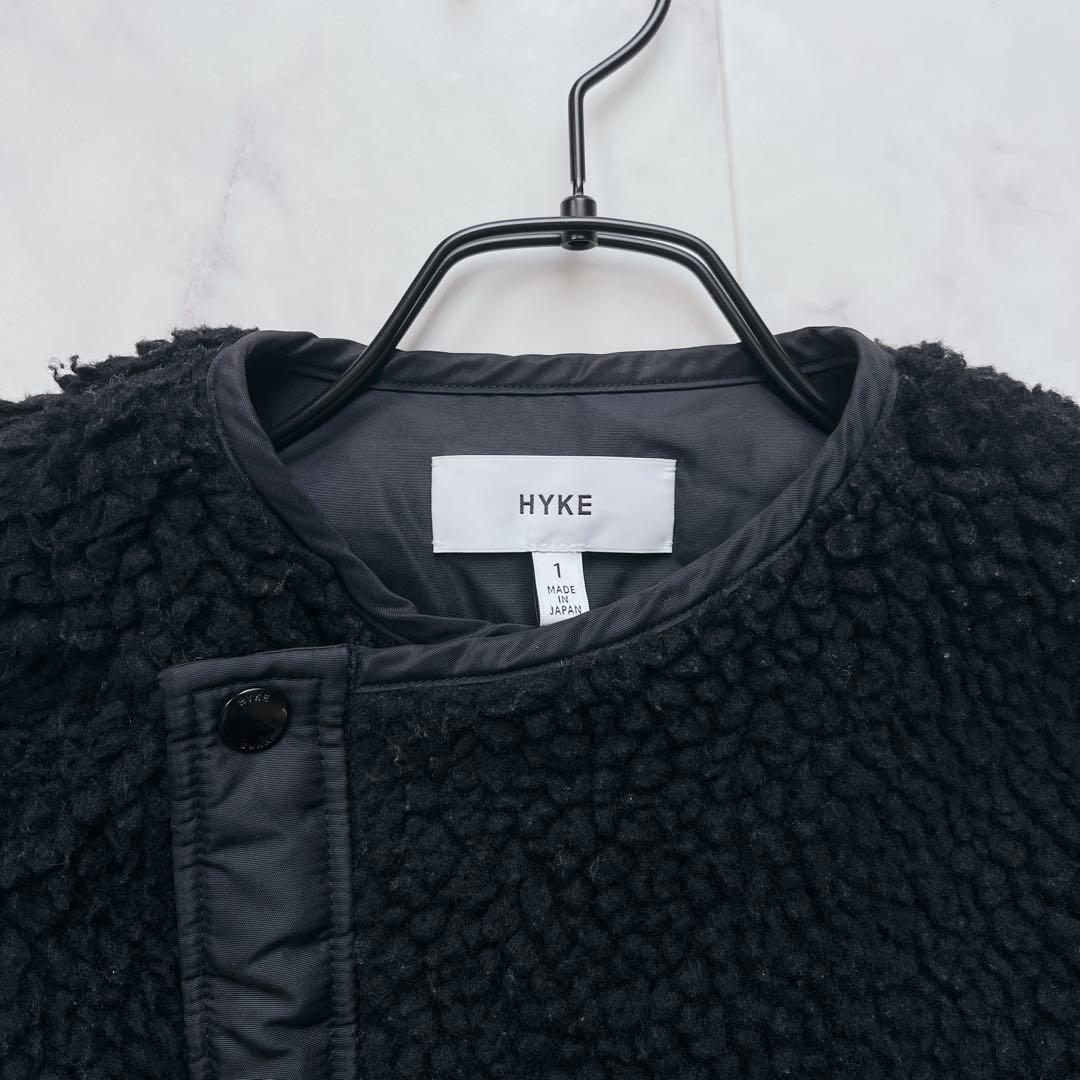 HYKE ハイク FAUX SHEARINGCOAT / ボアロングコート1