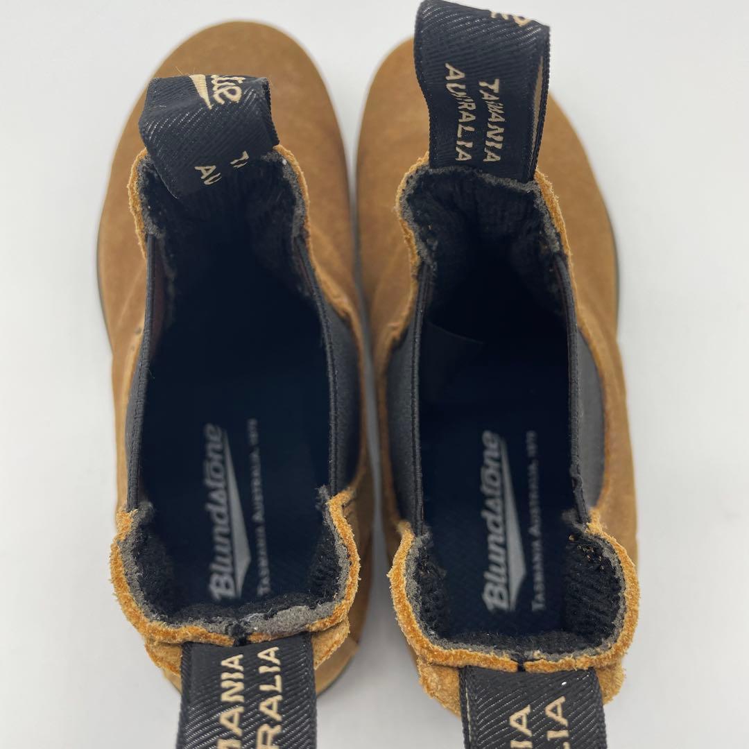 早い者勝ち Blundstone サイドゴアブーツ スエード ブラウン ワーク