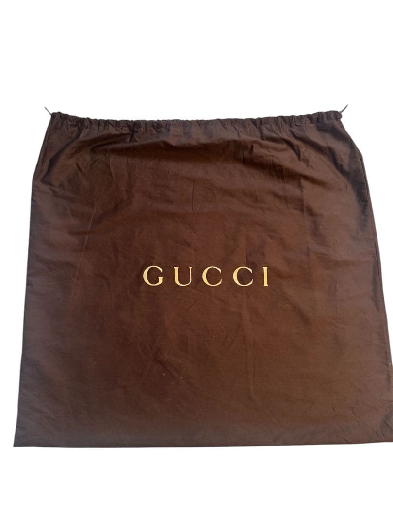 GUCCI GGナイロン ボストンバッグ 黒 使用感あり 保存袋付き