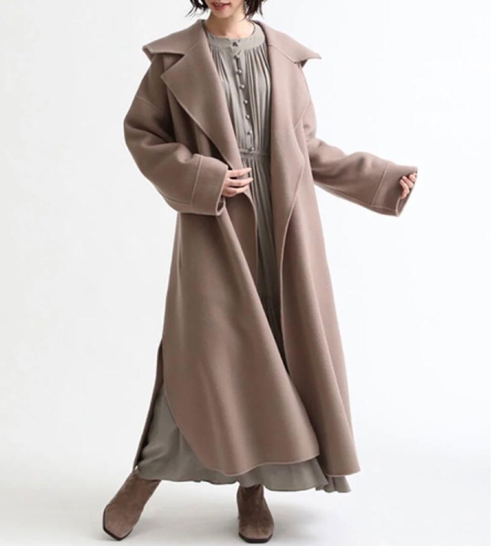 【訳あり】定価52,800 FRAY I.D ✖️MANTECO ロングコート M