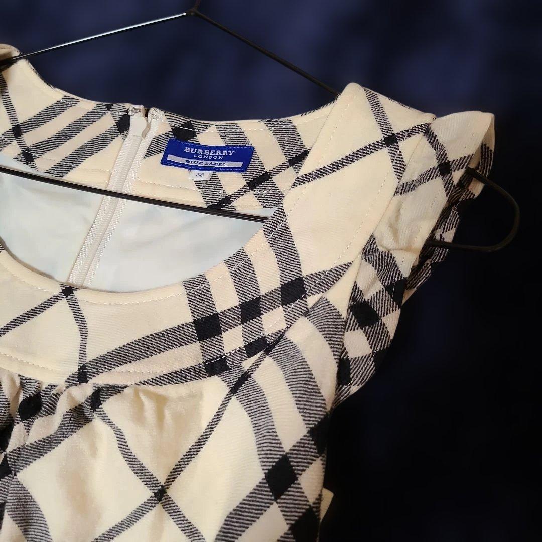 BURBERRY BLUE LABEL チェック柄ワンピース 38