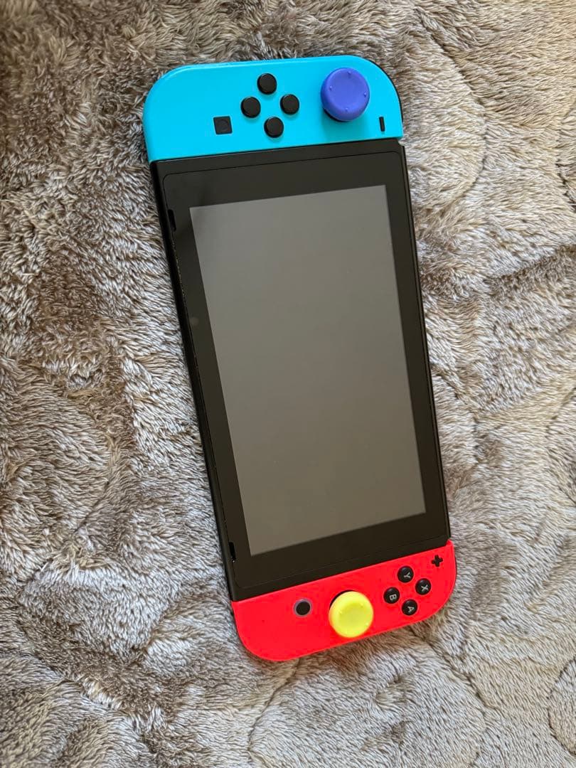 Nintendo Switch 本体 青/赤 カスタムボタン