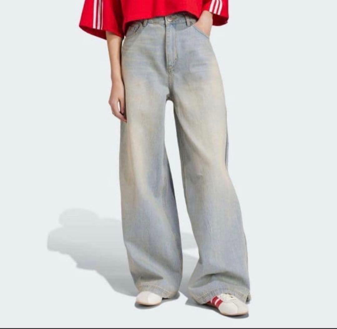 adidas アディダス DENIM ZIP PANT JX9210 sz 32