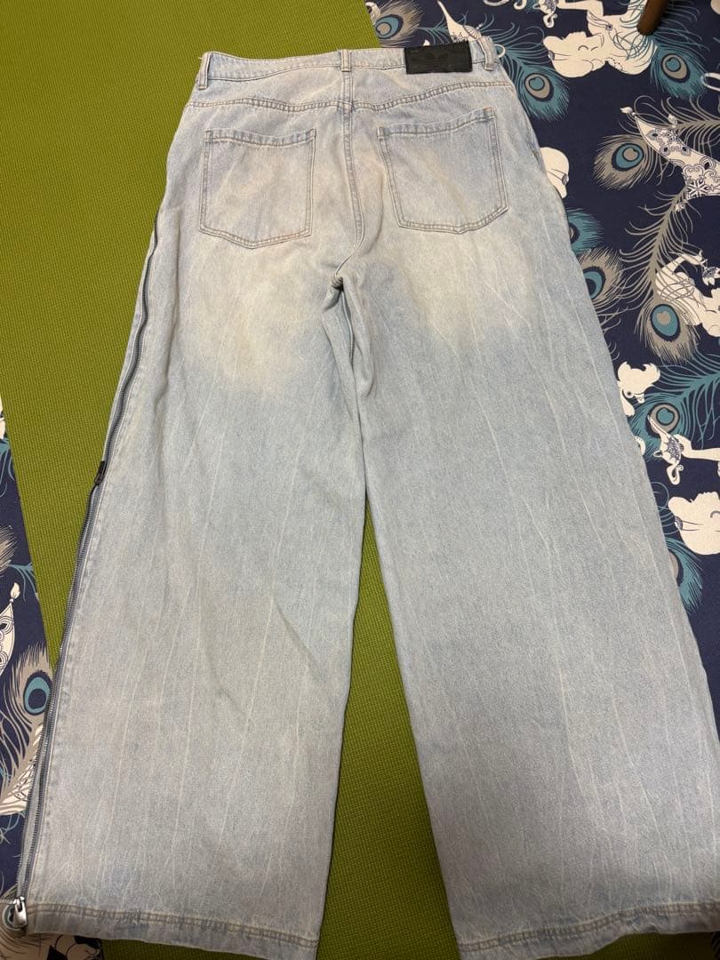 adidas アディダス DENIM ZIP PANT JX9210 sz 32