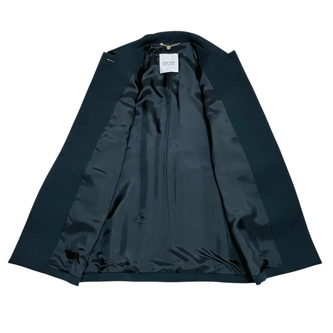 新品✨　25SS 定価6.6万　ルルウィルビー　ステンカラーコート　ジャケット