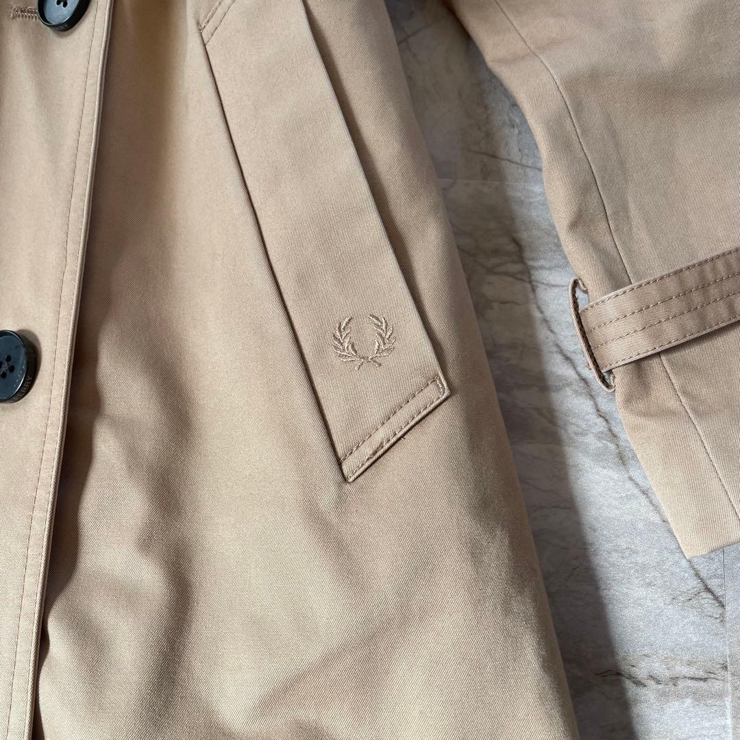 FRED PERRY フレッドペリー ベージュ トレンチコート