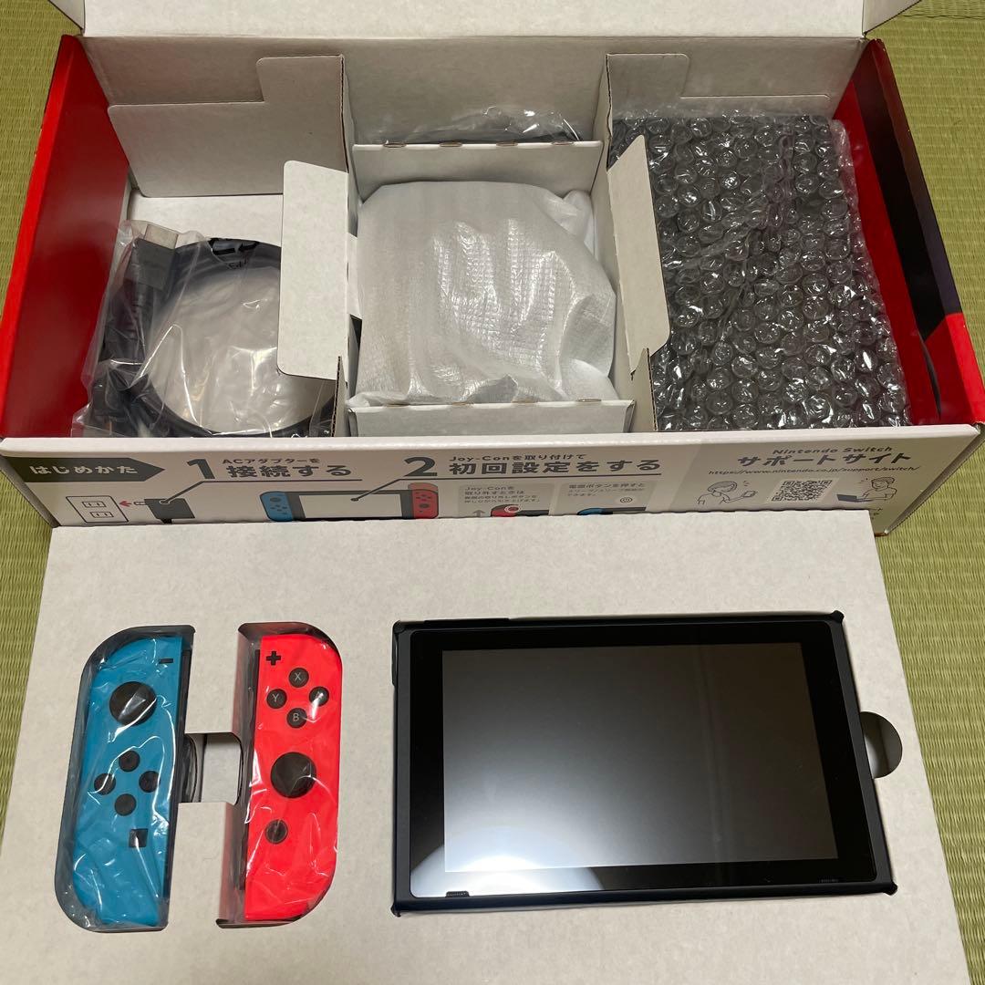【美品】Nintendo Switch Joy-Con (L) ネオンブルー/
