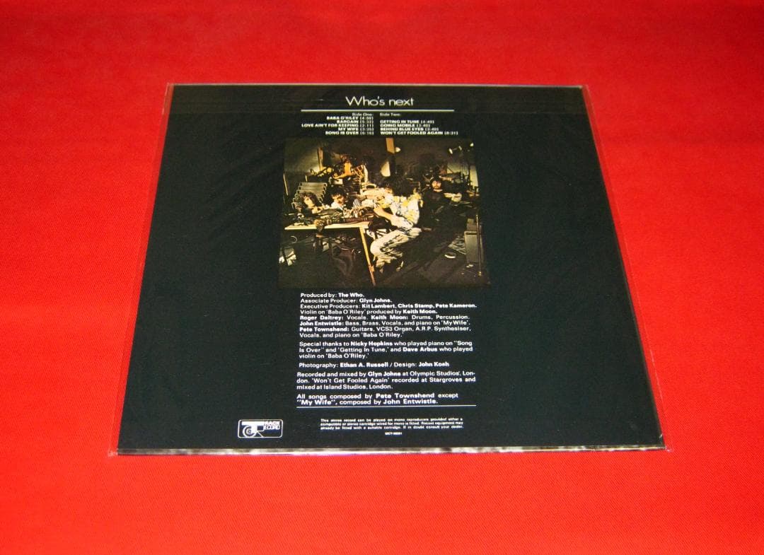The Who でかジャケCD WHO'S NEXT 新品・未開封 !!
