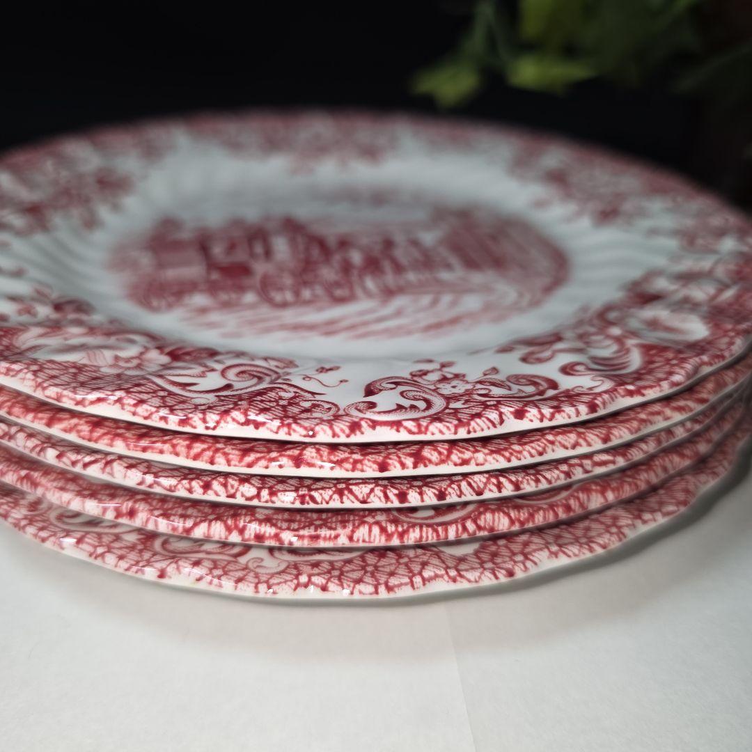 ジョンソンブラザーズ コーチングシーン ケーキ皿 17.5cm 5枚