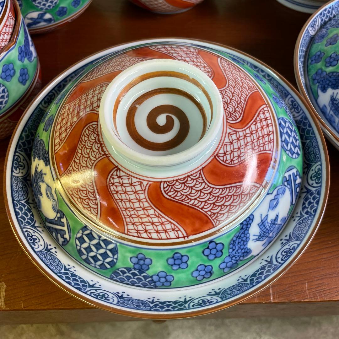 新品未使用❗️ 昭和レトロ❗️有田焼　茶碗　煮物茶碗　小皿　セット