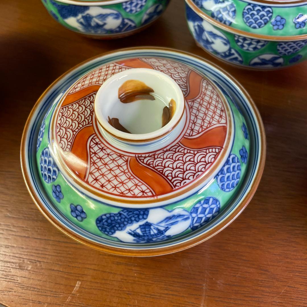 新品未使用❗️ 昭和レトロ❗️有田焼　茶碗　煮物茶碗　小皿　セット