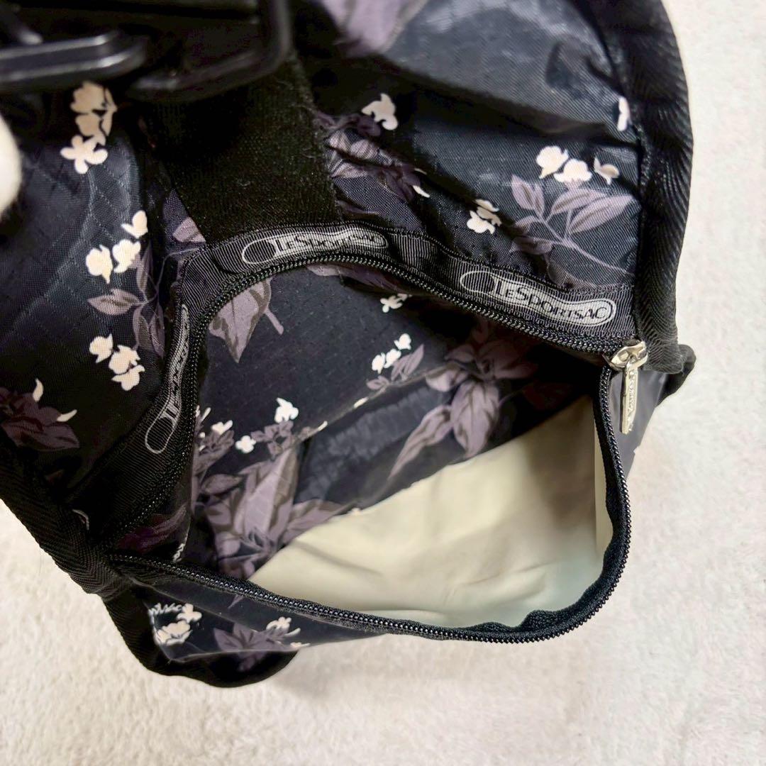 【美品✨】レスポートサック ボストンバッグ 2way ラージサイズ 花柄　大容量