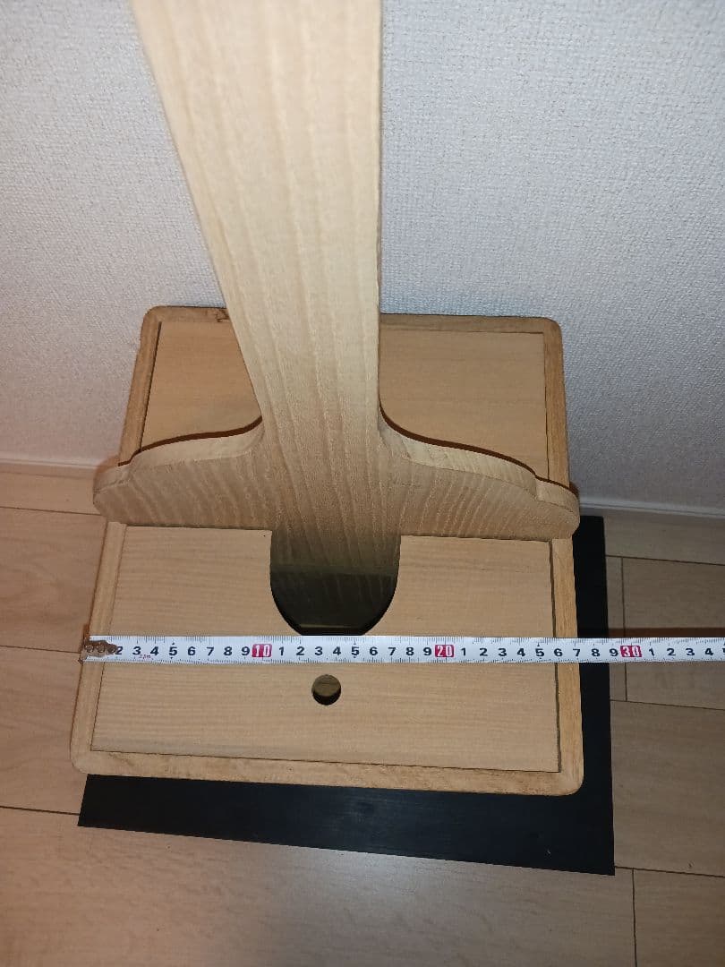 三味線 桐立箱 二丁 スタンド　総桐