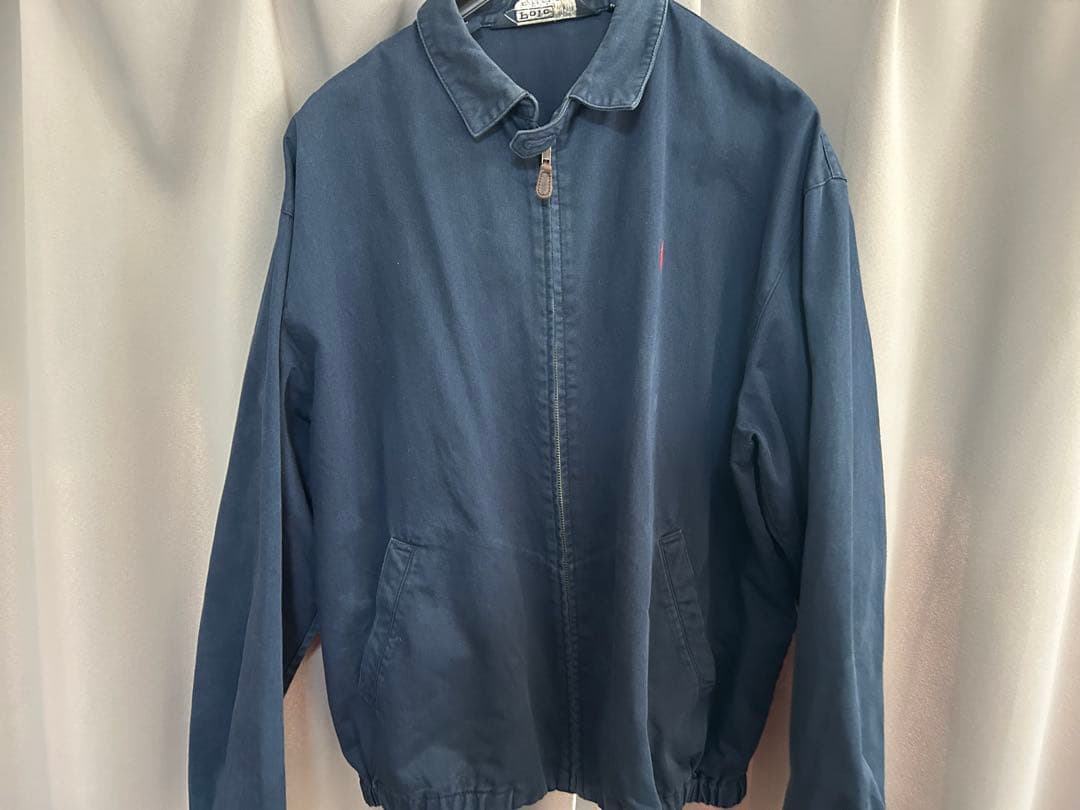 【三角タグ】Polo Ralph Lauren ハリントンジャケット ネイビー