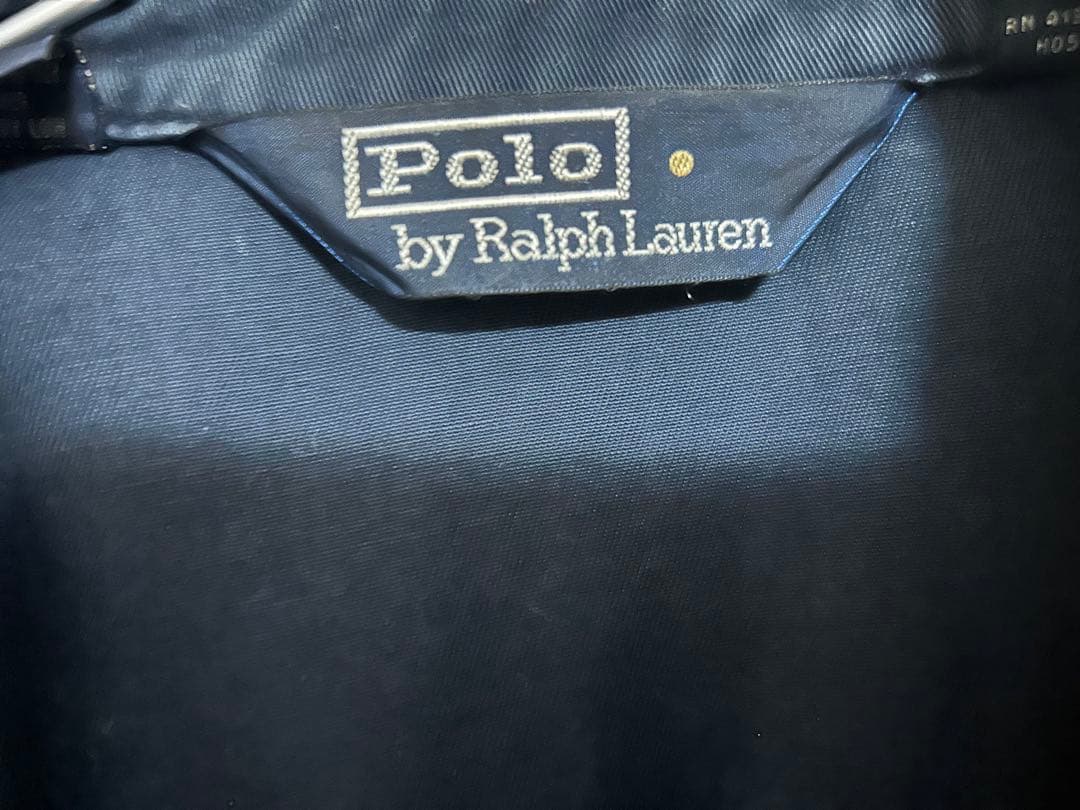 【三角タグ】Polo Ralph Lauren ハリントンジャケット ネイビー