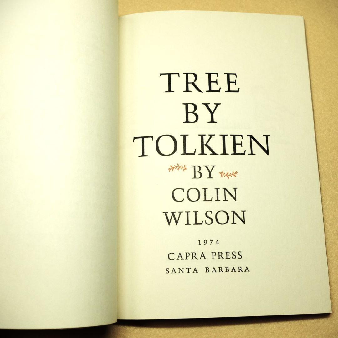 英国の労働者階級出身　COLIN WILSON「TREE BY TOLKIEN」