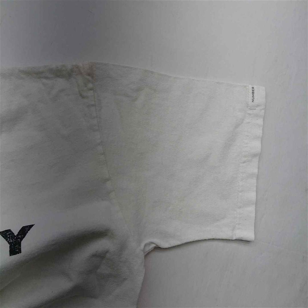 ★ナンバーナイン プリントTシャツ ホワイト メンズ