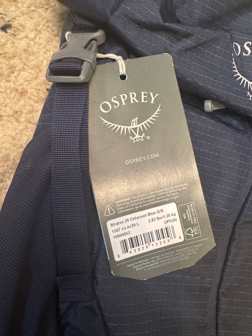 OSPREY STRATOS 26 バックパック ネイビー