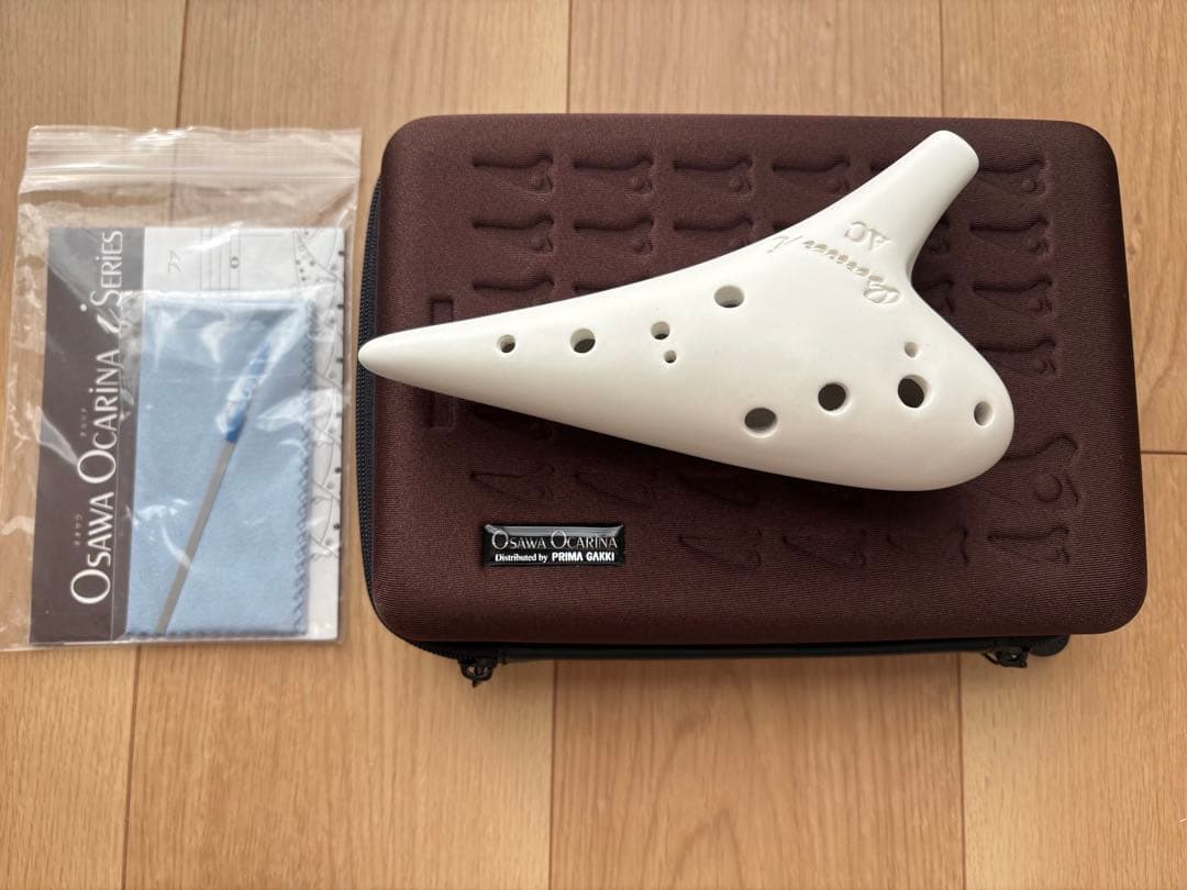 【美品】オオサワ i マットホワイト AC管　ケース付