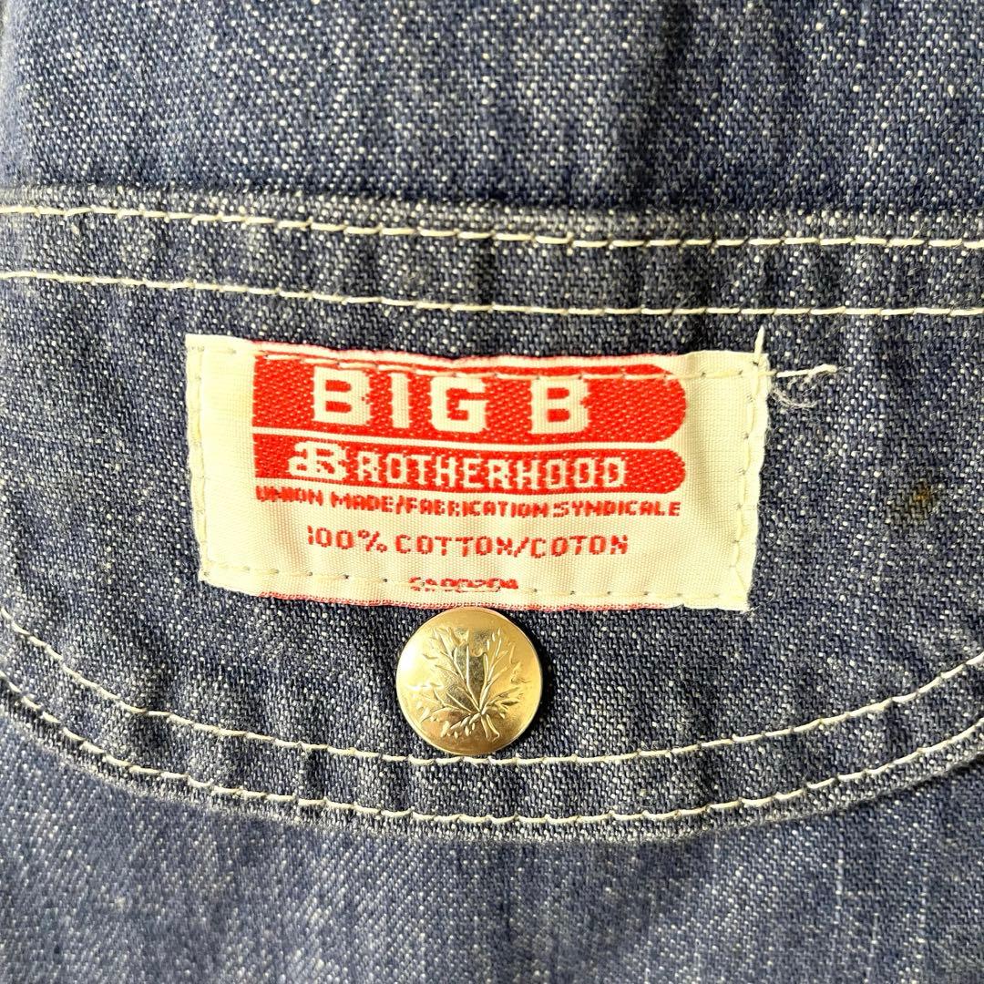 古着 濃紺 50's ヴィンテージ ブラザーフッド デニム カバーオール