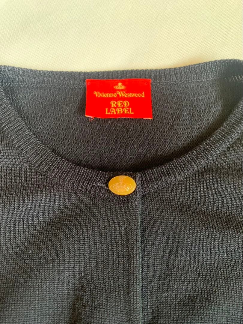 Vivienne Westwood RED LABEL 黒カーディガン