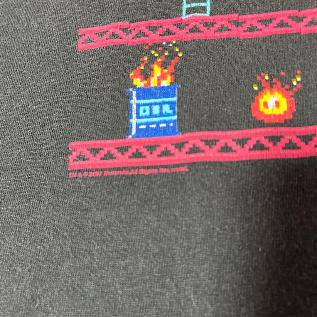 希少 2007年 Nintendo ドンキーコング ゲームTシャツ OLDT