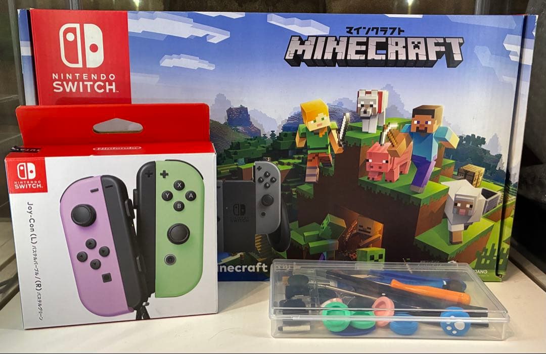 Switch マインクラフトセット 本体+Joy-Con+キット