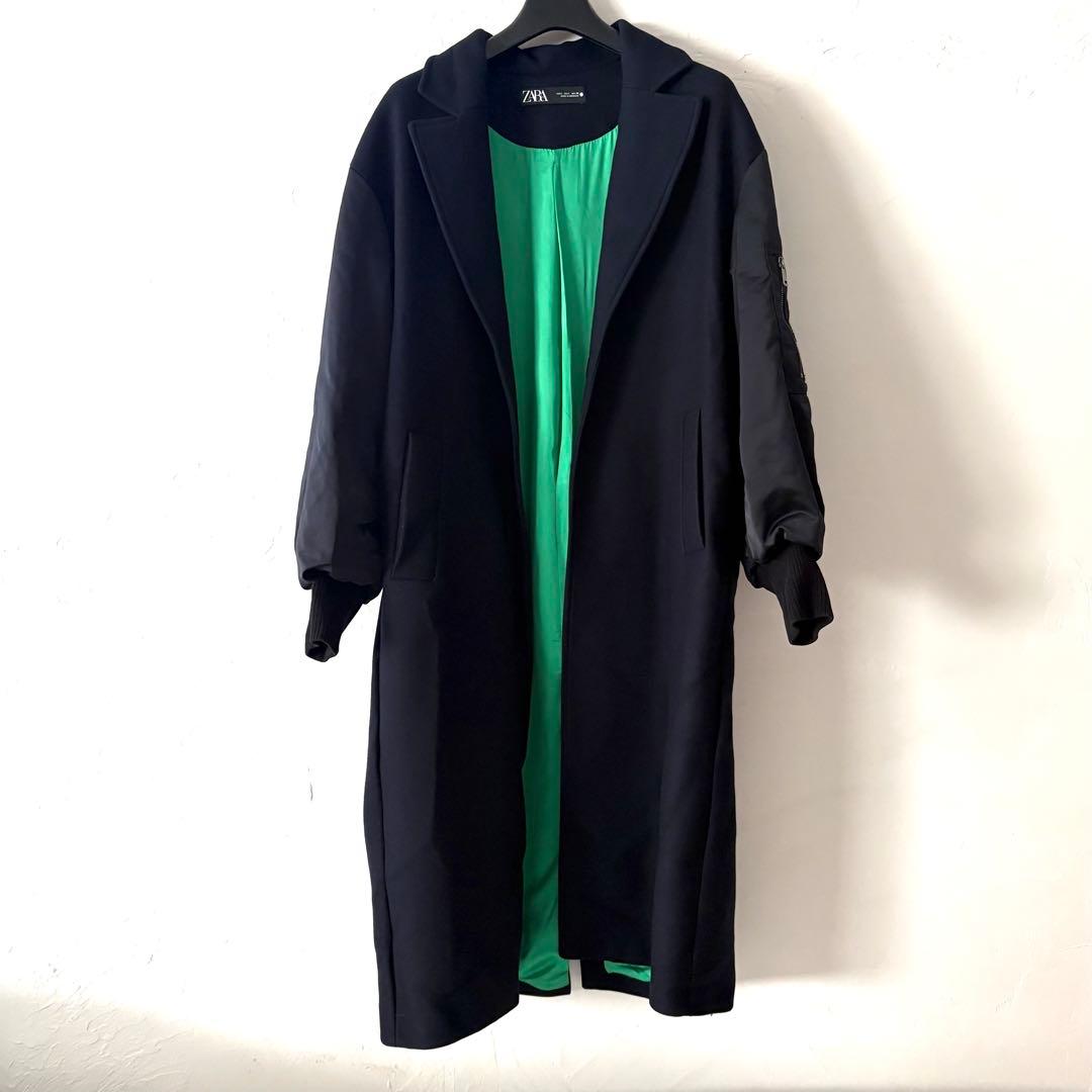 【最終価格】ザラ ZARA マッチングボンバーコート　L