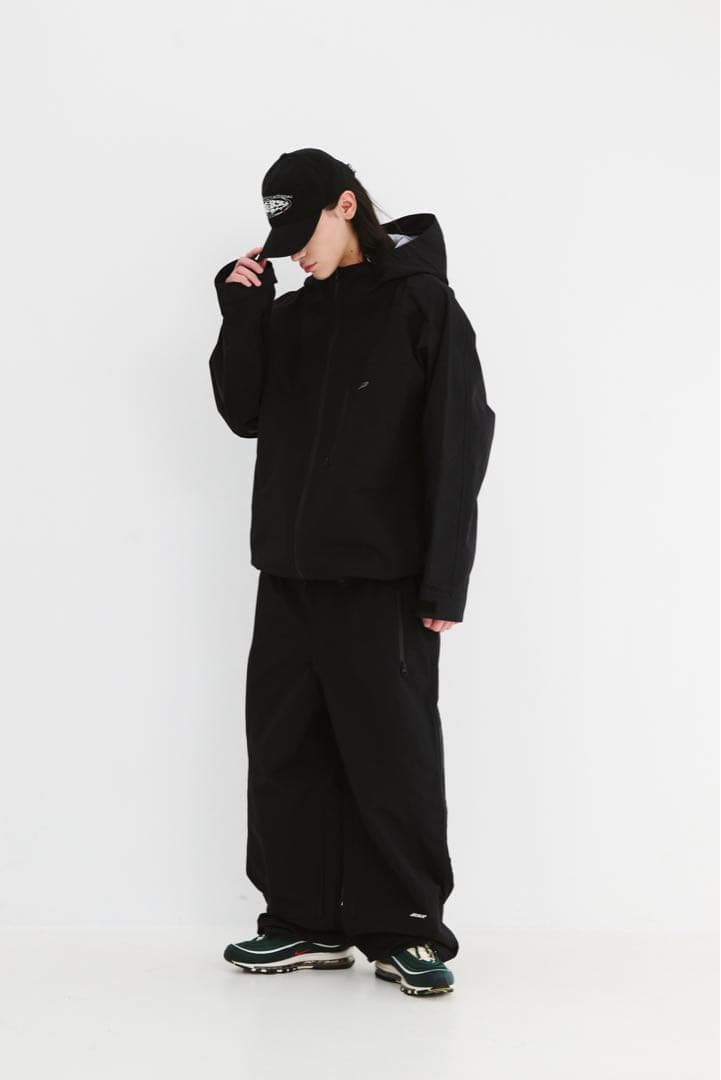 BSRABBIT ワイドパンツ　黒