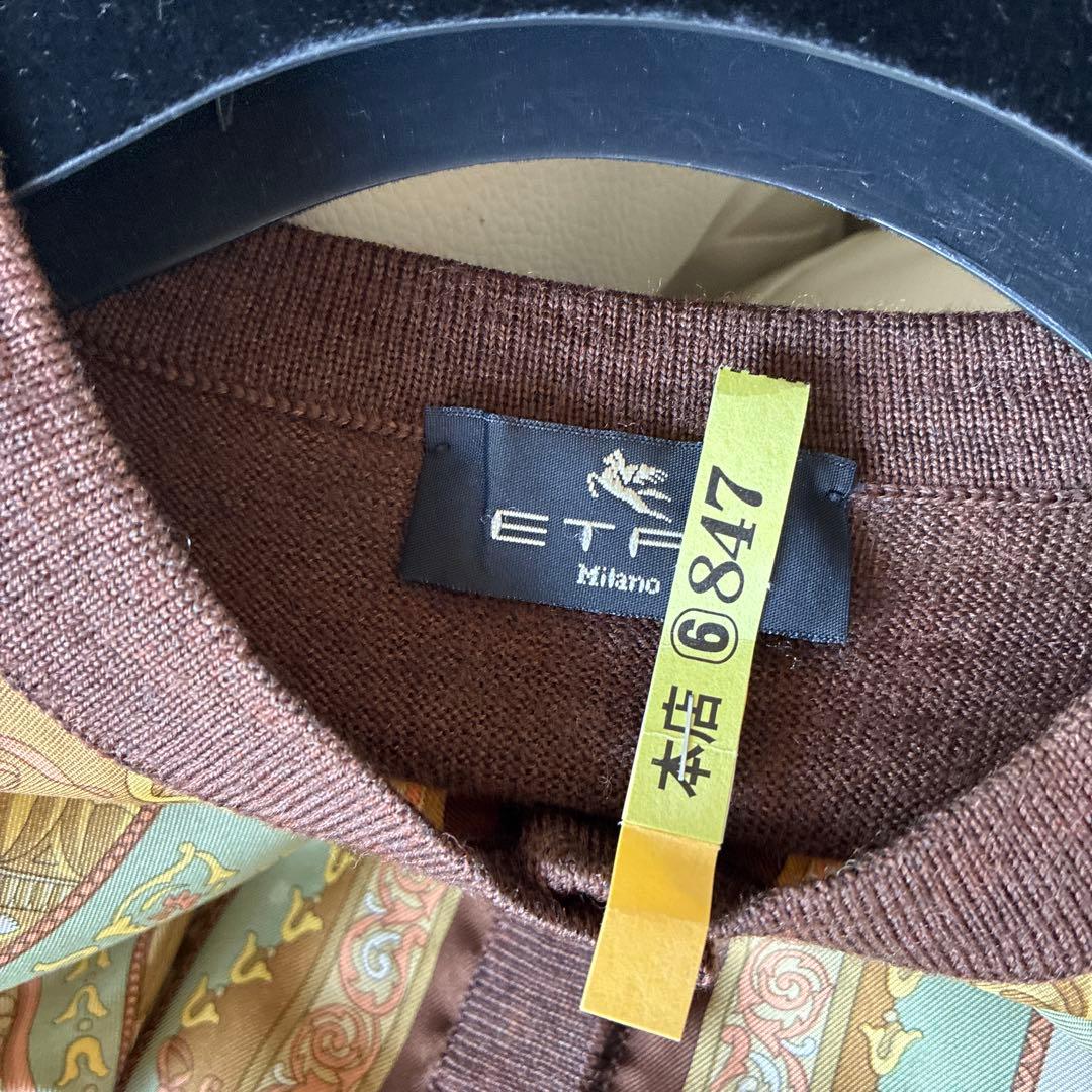 ETRO シルク 薄手ボレロカーディガン
