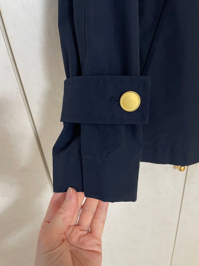 定価¥28600 美品 ラトータリテ ライトコート ショートトレンチ ネイビー