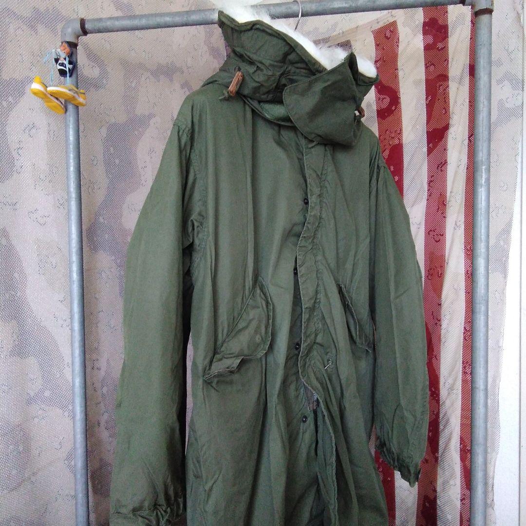 (米軍実物）m65フィッシュテール　m65モッズコート 　M ★アルミジップ★