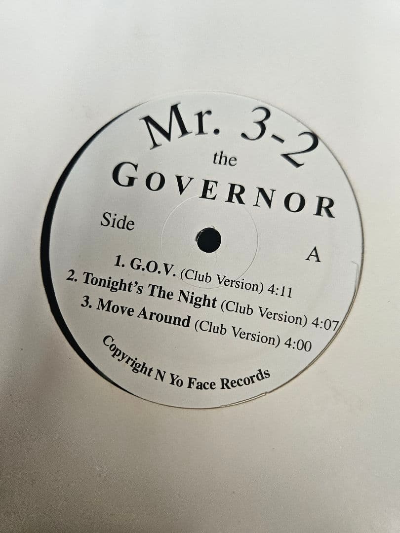Mr. 3-2 the Governor シングル