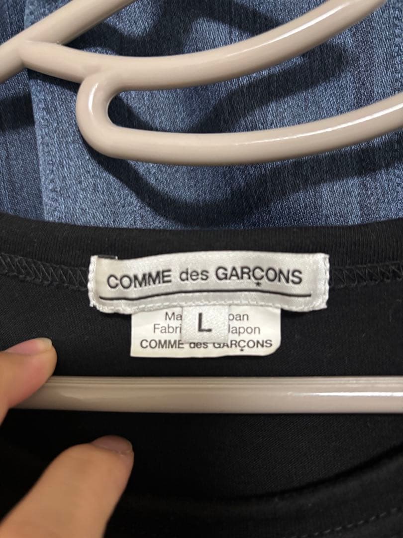 COMME des GARÇONS ブラック Tシャツ L