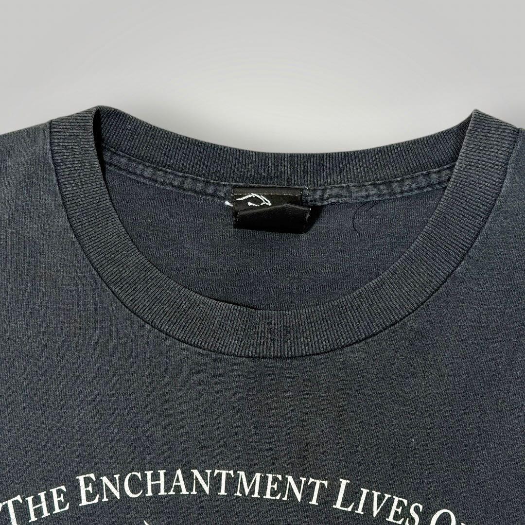 90s 美女と野獣 Tシャツ XL USA製 ブロードウェイ 鬼フェード雰囲気系