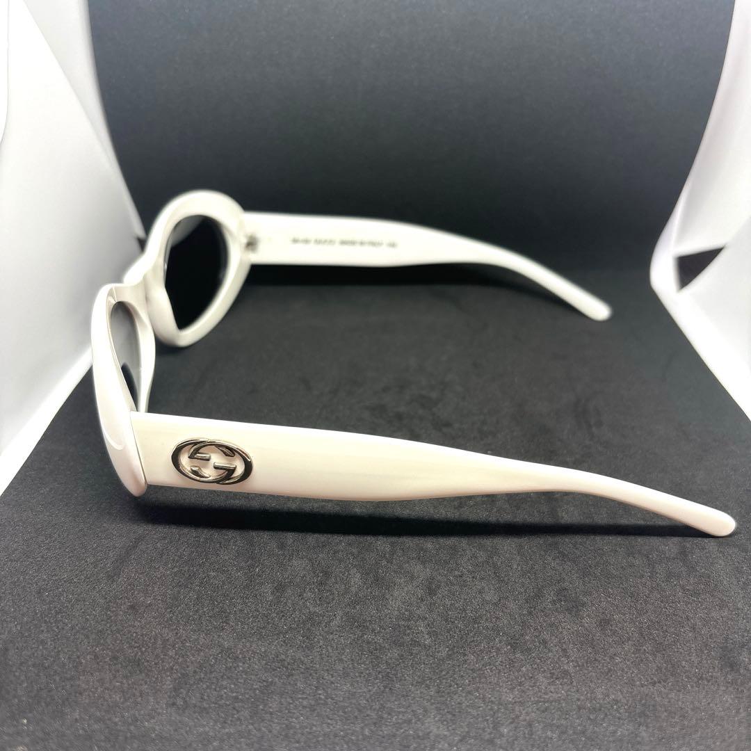 な*ん様 美品　GUCCI カートコバーン オーバルサングラス 白　グッチ