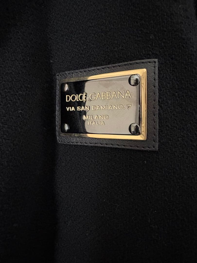 Dolce &Gabbana 50ジップブルゾンロゴプレートBK最終値下げ