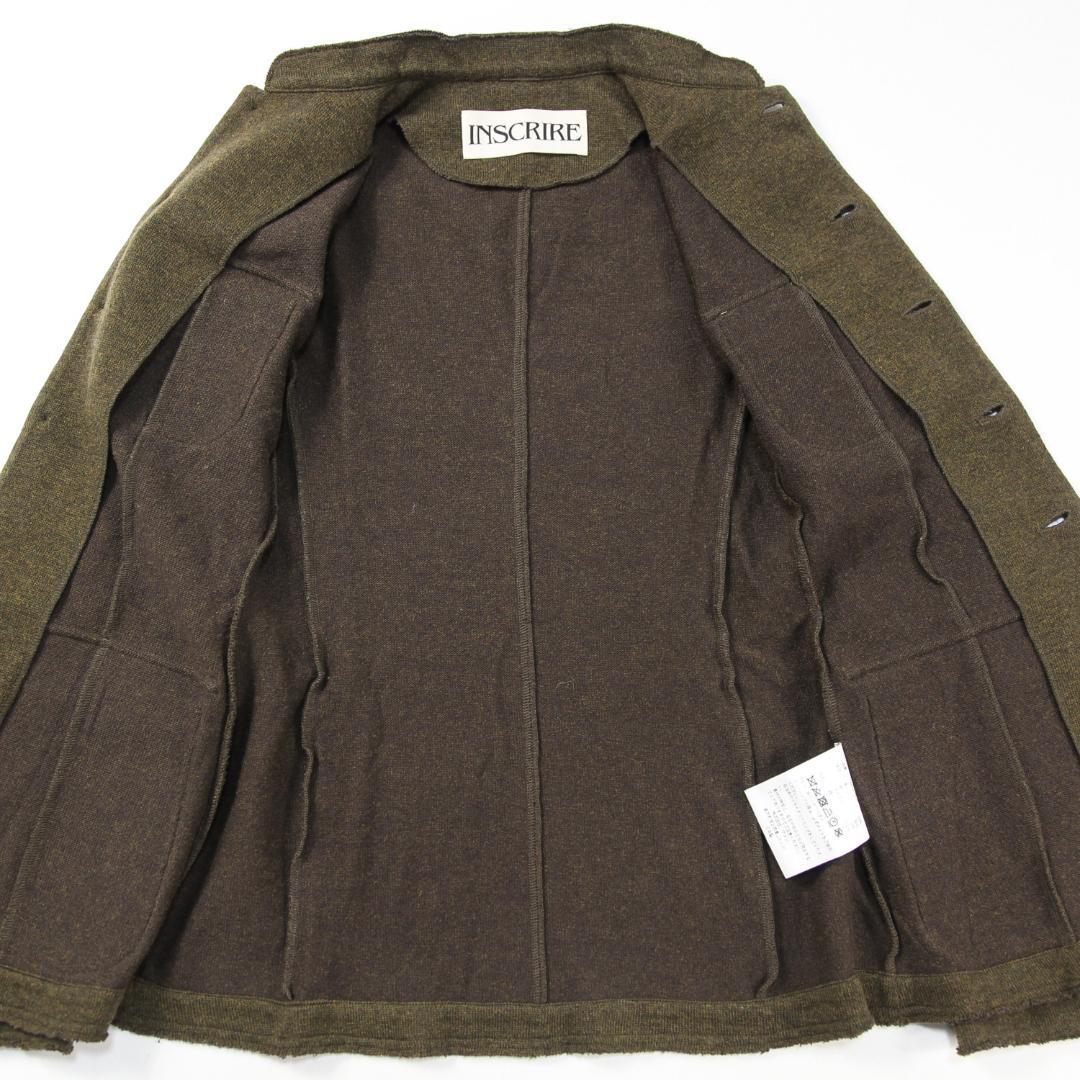 ジャケット・アウター INSCRIRE 23AW Wool jersey tunic jacket