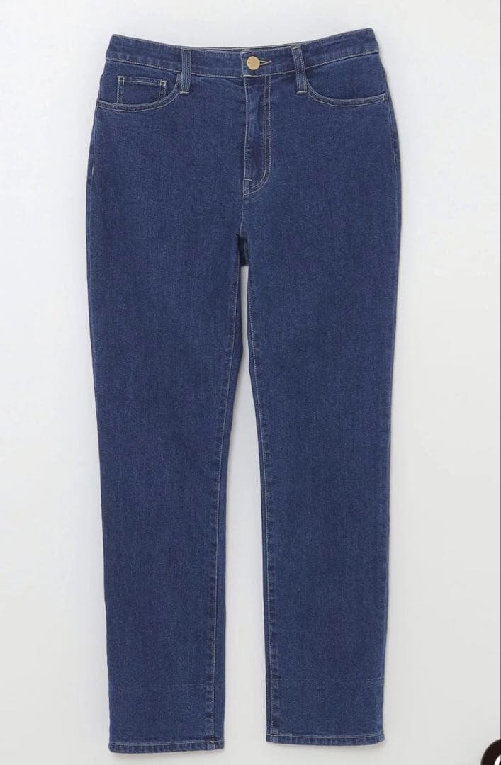 BLUE LABEL CRESTBRIDGEストレッチデニムストレートパンツ34