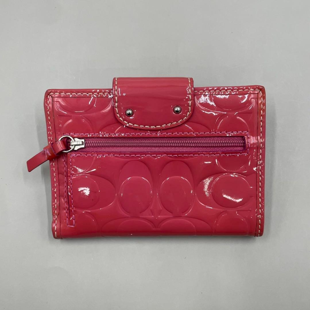 小物 Coach Signature Turnlock Bifold Wallet