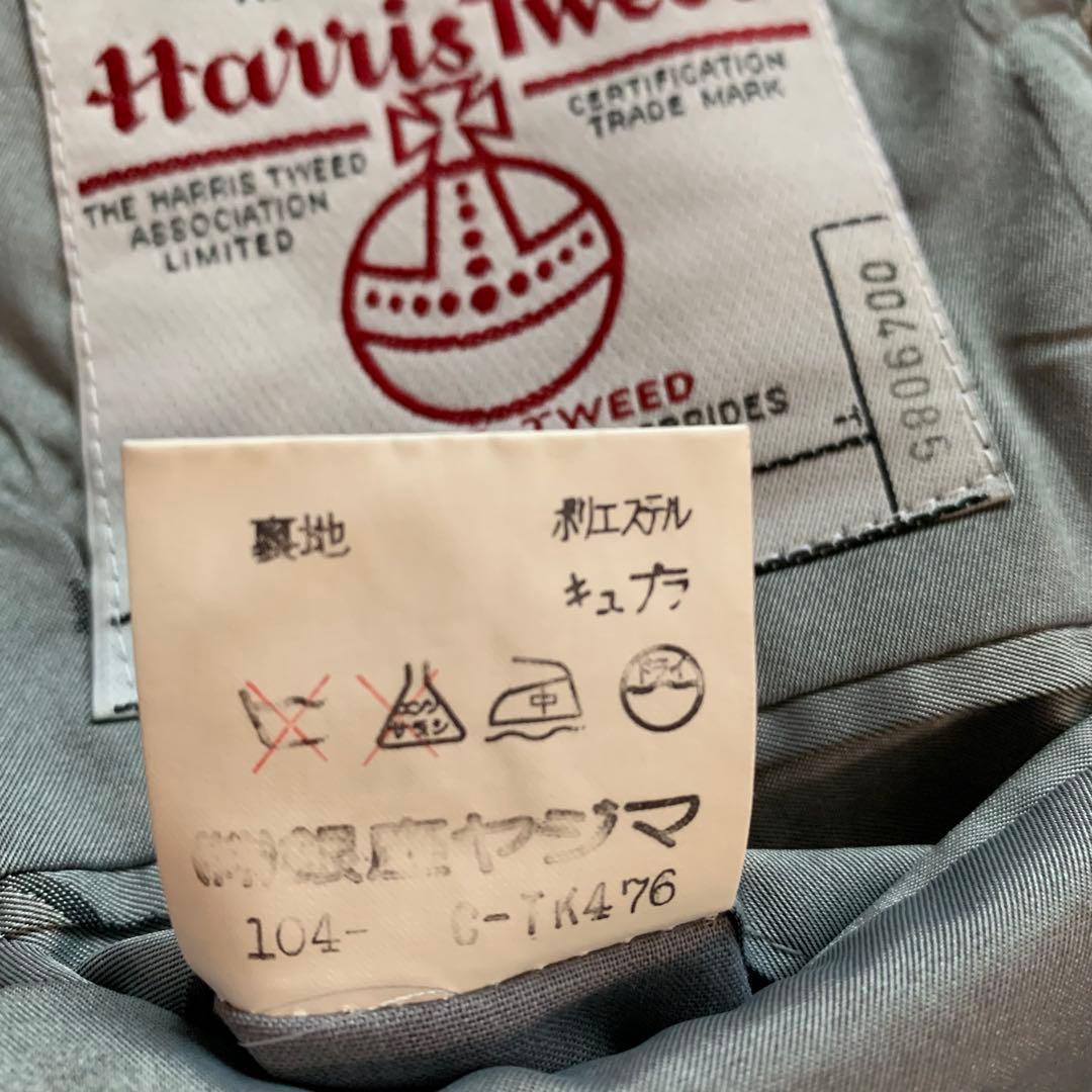 【Harris Tweed】YAJIMAテーラードジャケット チェック AB5