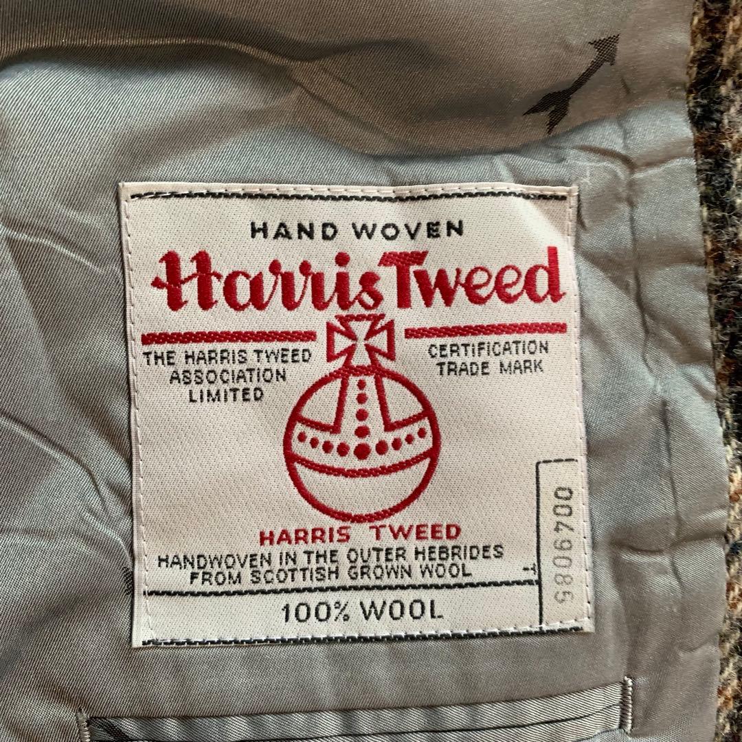 【Harris Tweed】YAJIMAテーラードジャケット チェック AB5