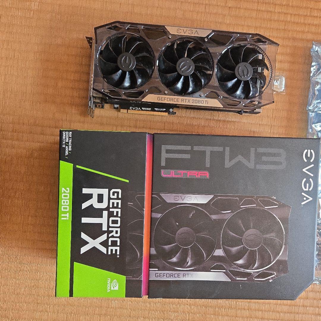 EVGA RTX 2080 Ti 11G 箱付き動作良好　高性能GPU