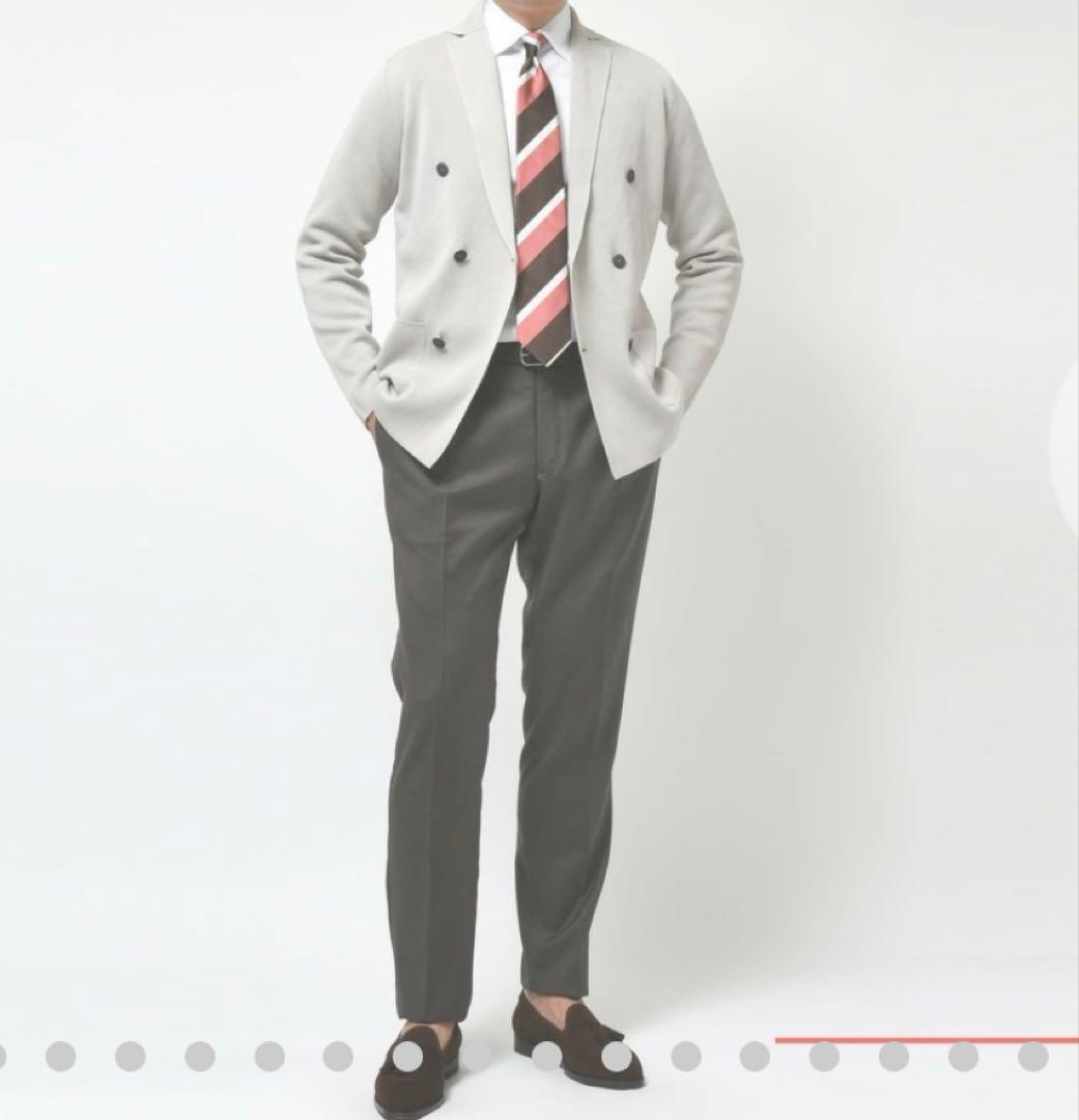 【新品未使用】FILIPPO DE LAURENTIIS ダブルニットジャケット